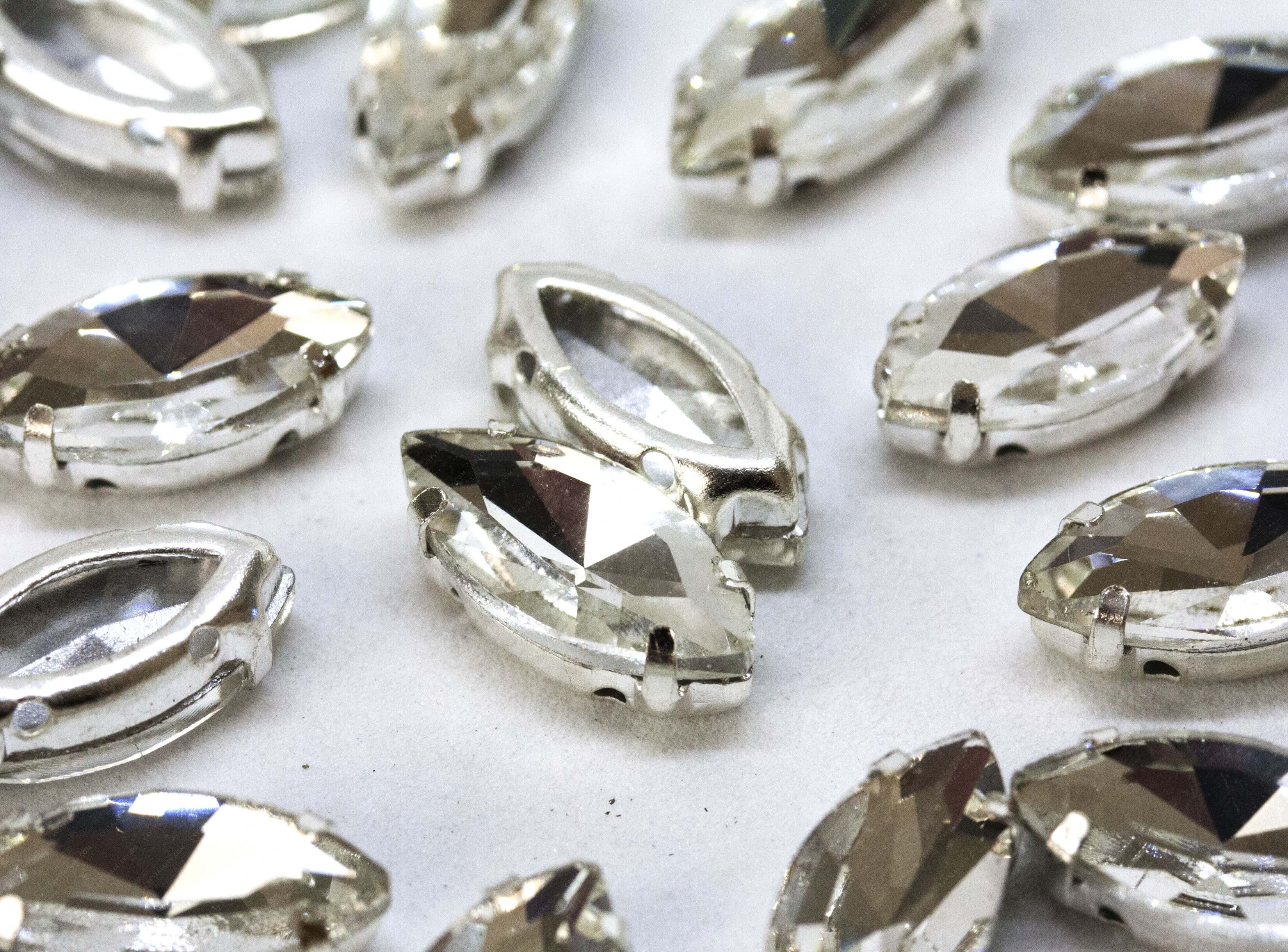 -25% SALE Маркіза Crystal 7*15мм (4лапки)